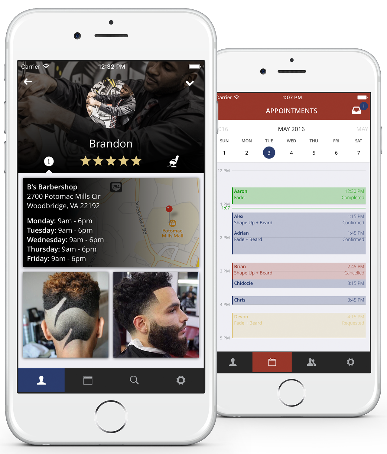 theCut app screenshots